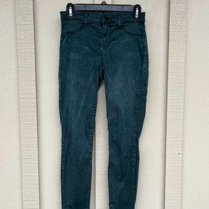 J Brand Super Skinny Forest Green Pants